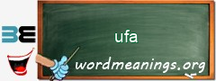 WordMeaning blackboard for ufa